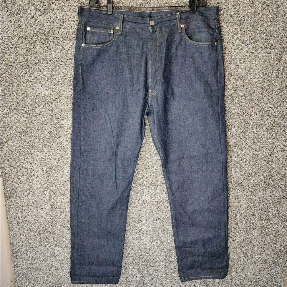 Mens jeans Levis 501 Shrink to Fit Straight Leg,Button Fly Men's 38x34